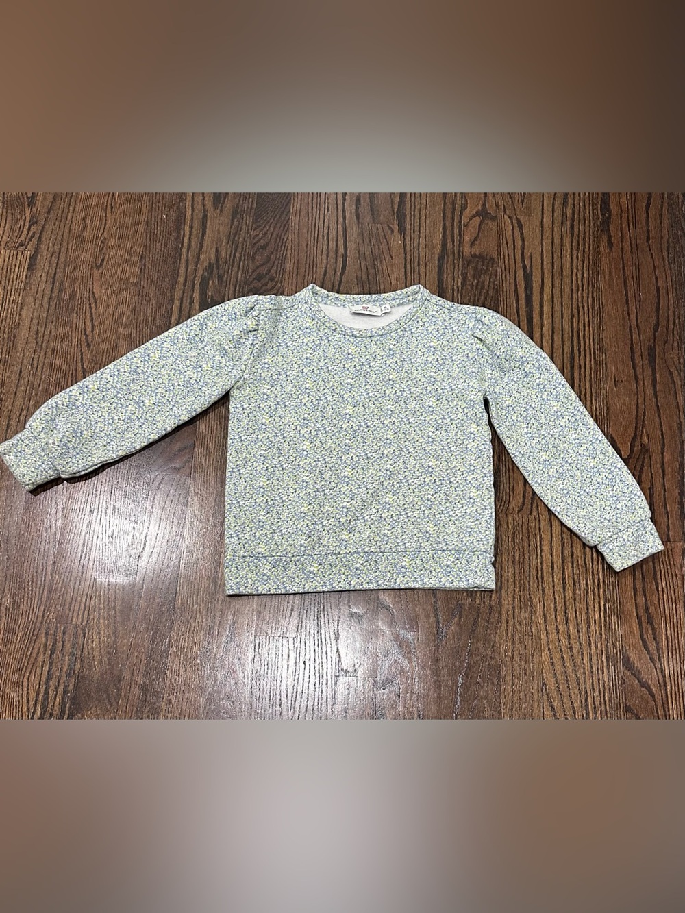 Vineyard Vines Kids Floral Puff Sleeve Sweatshirt  - M